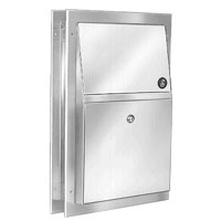 Napkin Disposal / Dual Side Partition Mounted